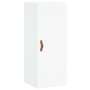 Voir la diapositive 2 : VIDAXL Armoire murale blanc 34,5x34x90 cm bois d'ingenierie