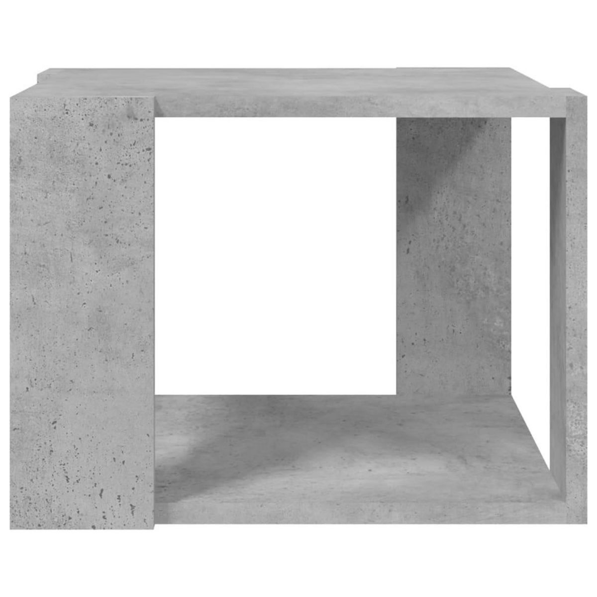 VIDAXL Table basse Gris beton 40x40x30 cm Bois d'ingenierie
