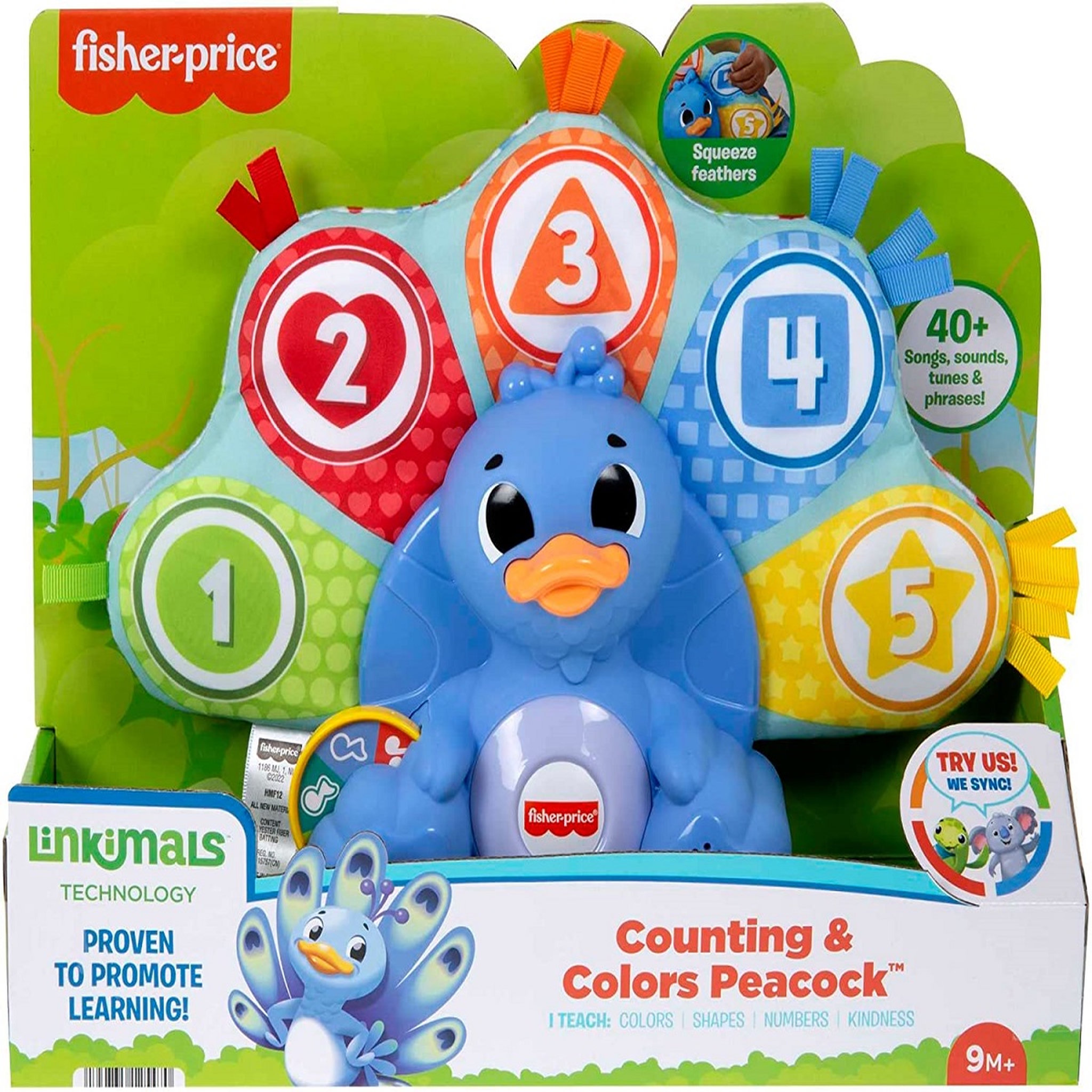 Voir la diapositive 1 : Fisher price Adam Le Paon Linkimals