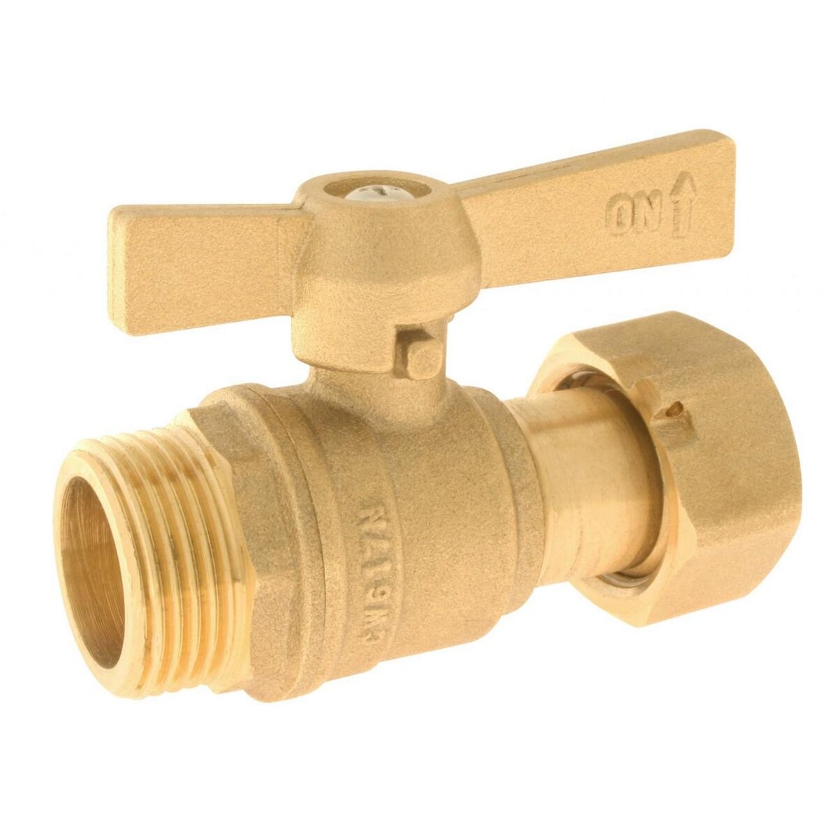 CENTRALE BRICO Robinet d'arrêt compteur 1/4 de tour, mâle / femelle 20 x 27 mm 20 x 27 mm