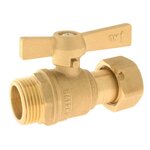 CENTRALE BRICO Robinet d'arrêt compteur 1/4 de tour, mâle / femelle 20 x 27 mm 20 x 27 mm