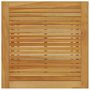 Voir la diapositive 4 : VIDAXL Table a manger de jardin 88x88x74 cm Bois d'acacia massif