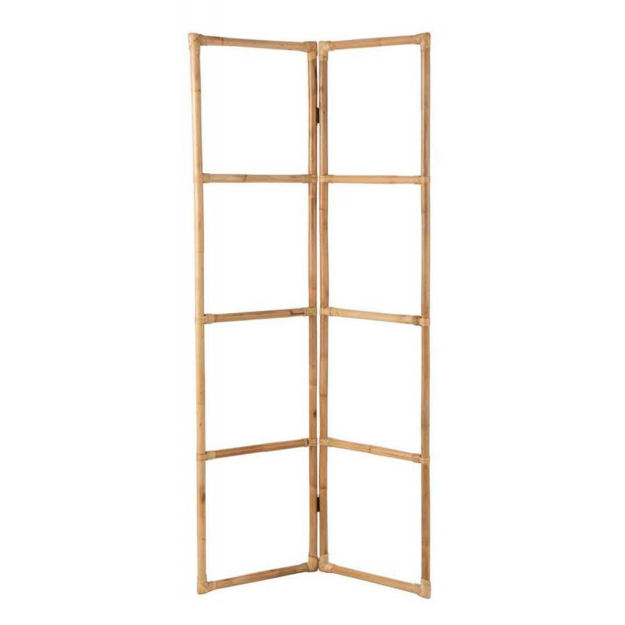Voir la diapositive 1 : J-LINE Portant à vêtements en rotin  ellen  175cm naturel