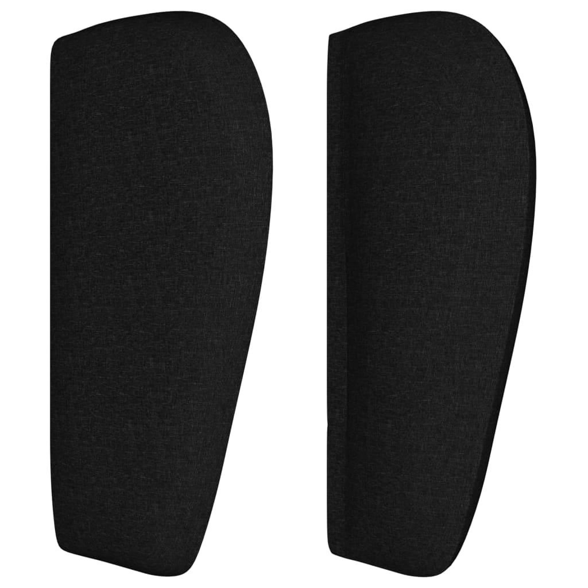 Voir la diapositive 4 : VIDAXL Tete de lit avec oreilles Noir 163x23x78/88 cm Tissu
