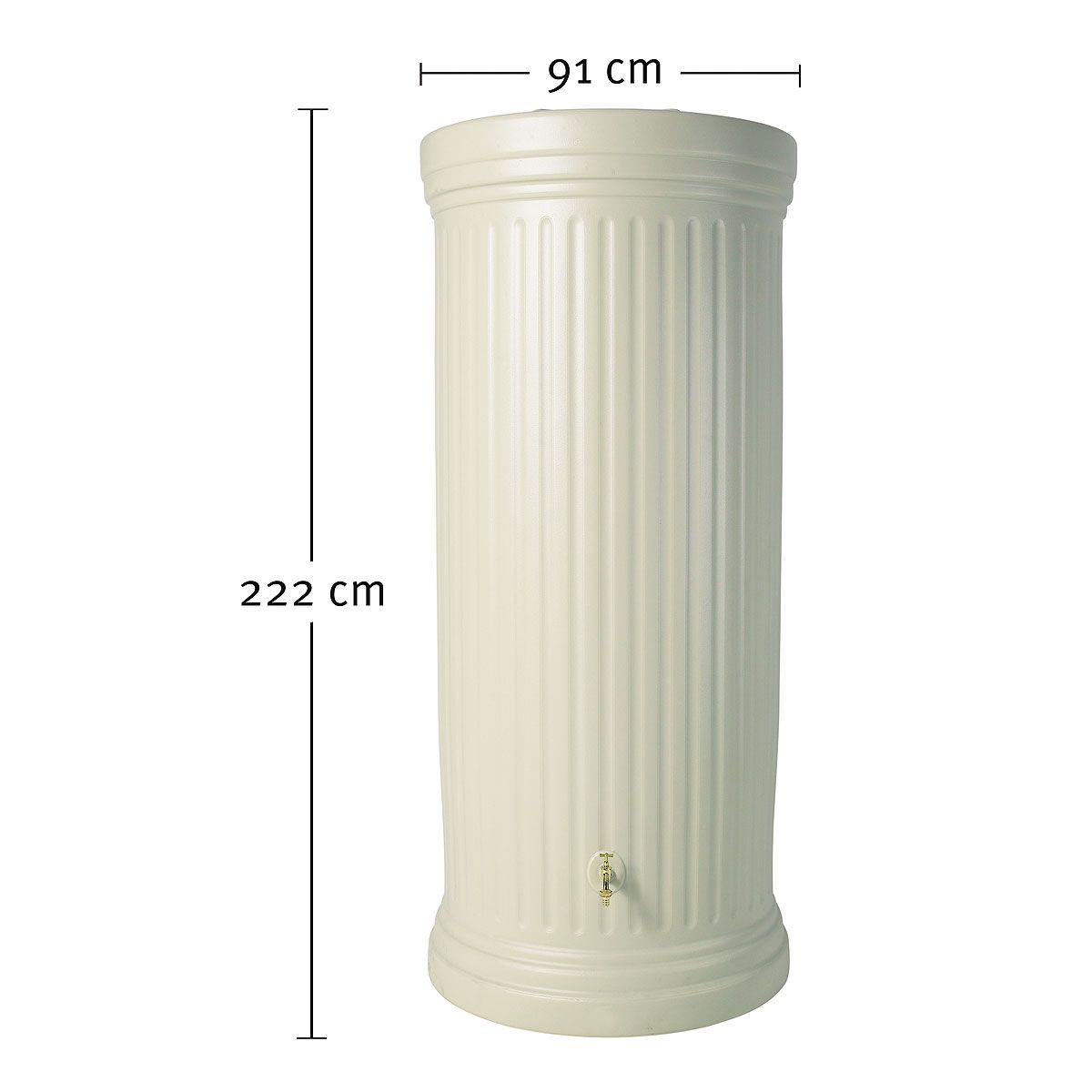 Cuve à eau colonne romaine 1000L