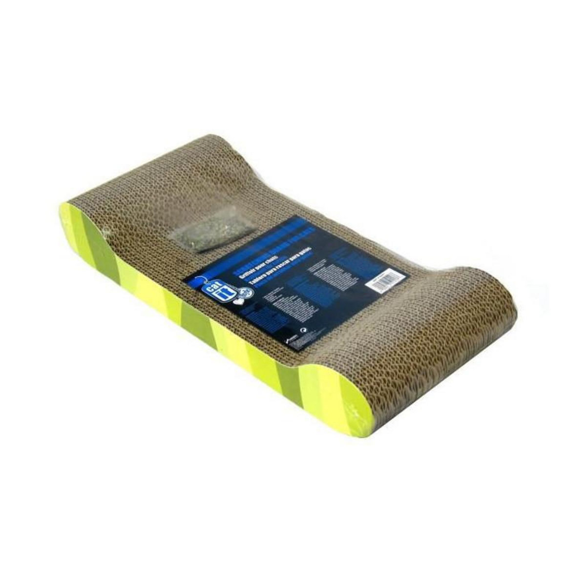 Cat'it Griffoir carton ondule 49x22x75 cm zebre vert