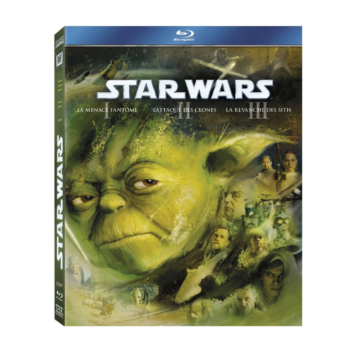 STAR WARS PRELOGIE - EPISODES 1 A 3 -Blu-Ray pas cher - Auchan.fr