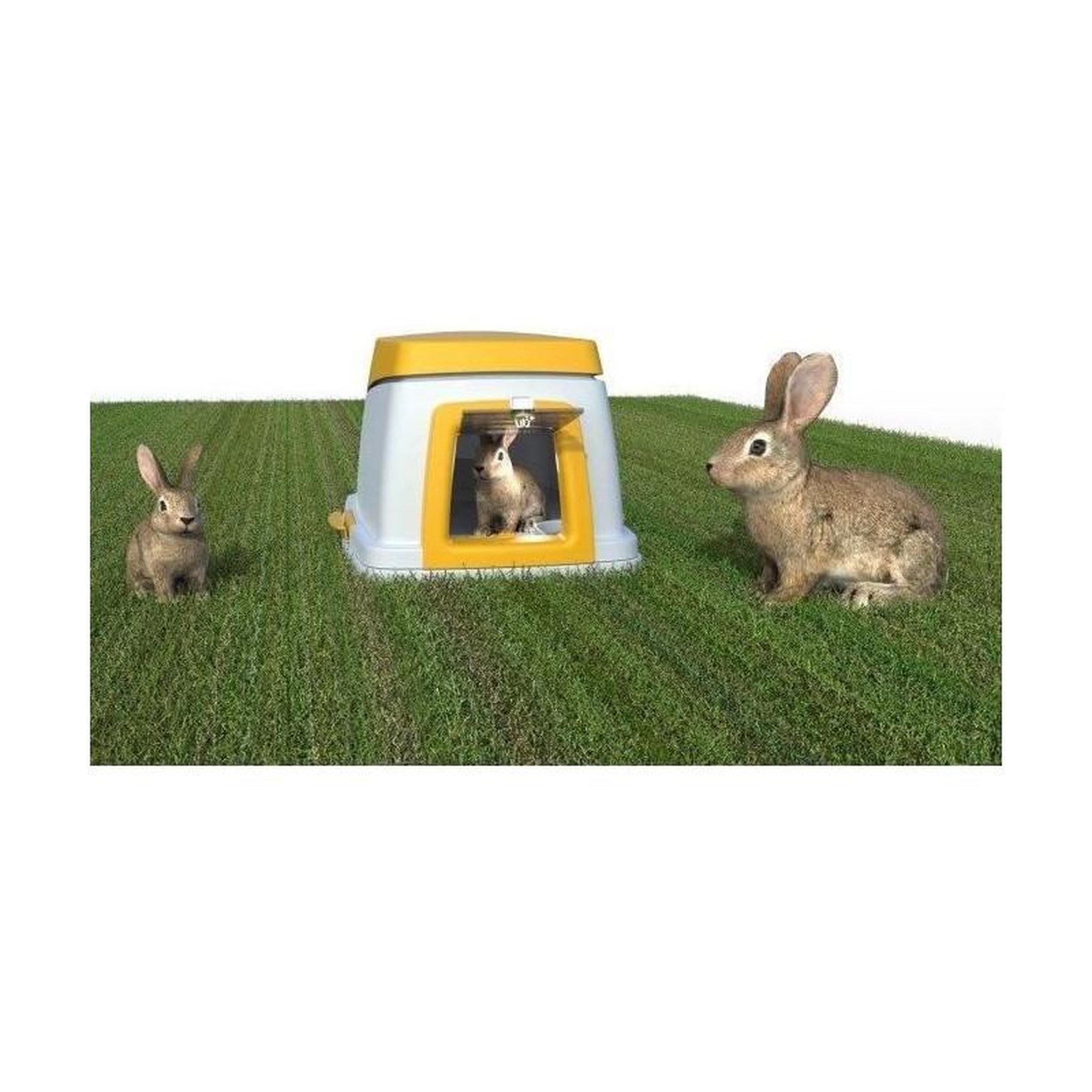 Voir la diapositive 4 : KERBL Terrier de lapin - KERBL - BUNNY BASE KIT - Habitat parfait - Cavité instinct