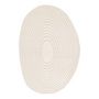 Voir la diapositive 1 : SWEEEK Tapis intérieur forme de galet motif circulaire crème Amanda 160x230cm