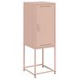 Voir la diapositive 2 : VIDAXL Buffet haut rose 36x39x107 cm acier