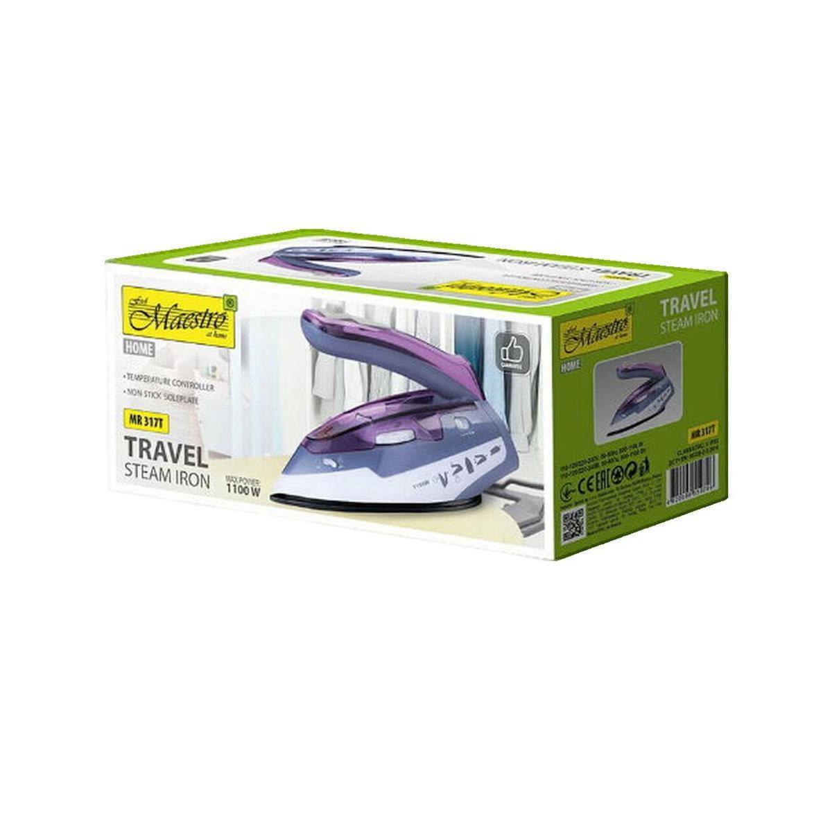 HELLO MAESTRO Fer à repasser Maestro MR-317T violet avec fonction vapeur
