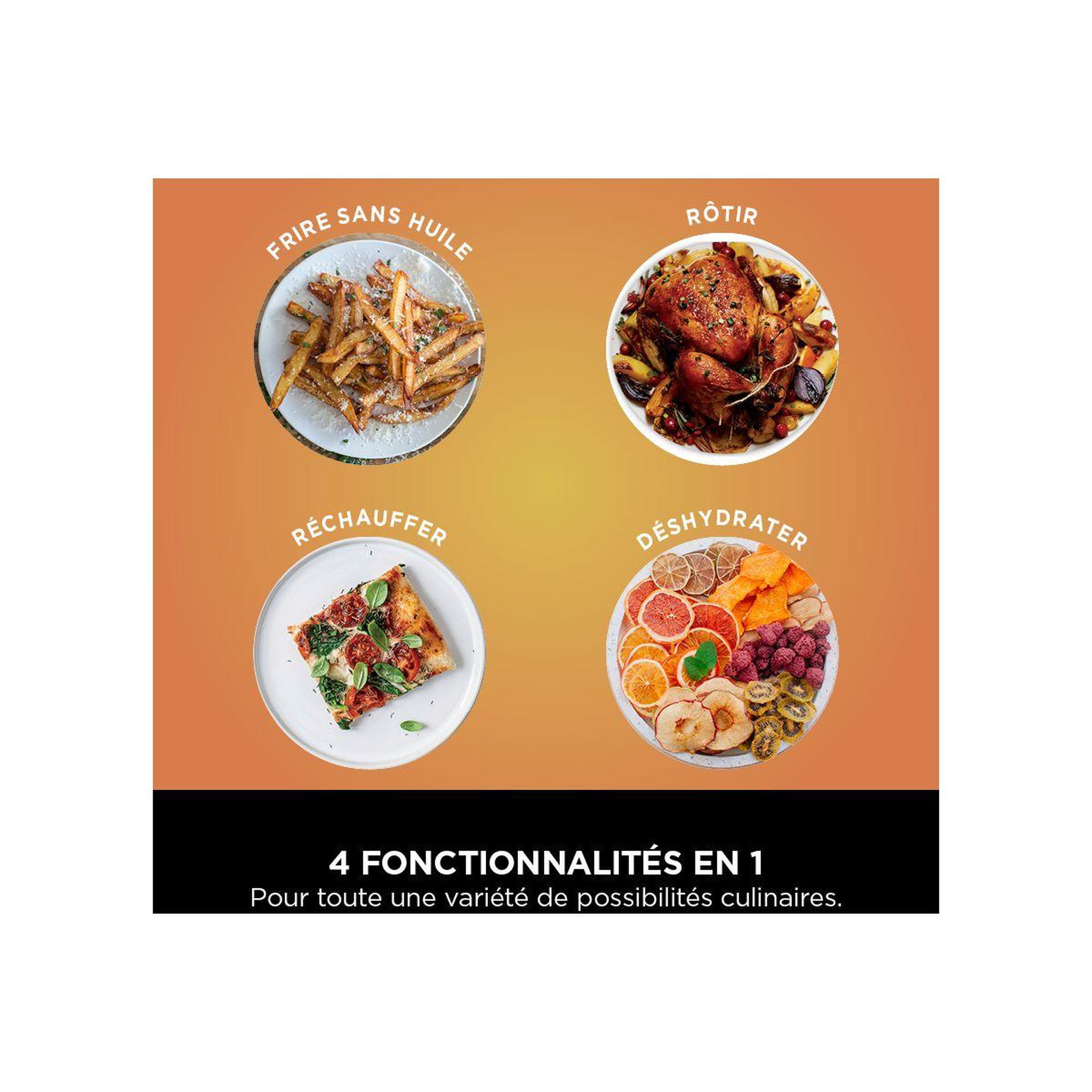 Voir la diapositive 5 : NINJA Friteuse sans huile Foodi  4,7L AF140EU