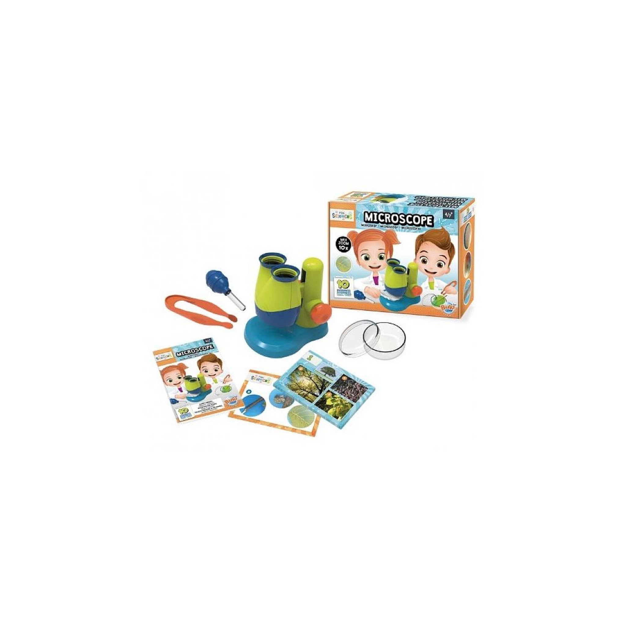 Voir la diapositive 2 : BUKI Mini sciences Microscope Junior