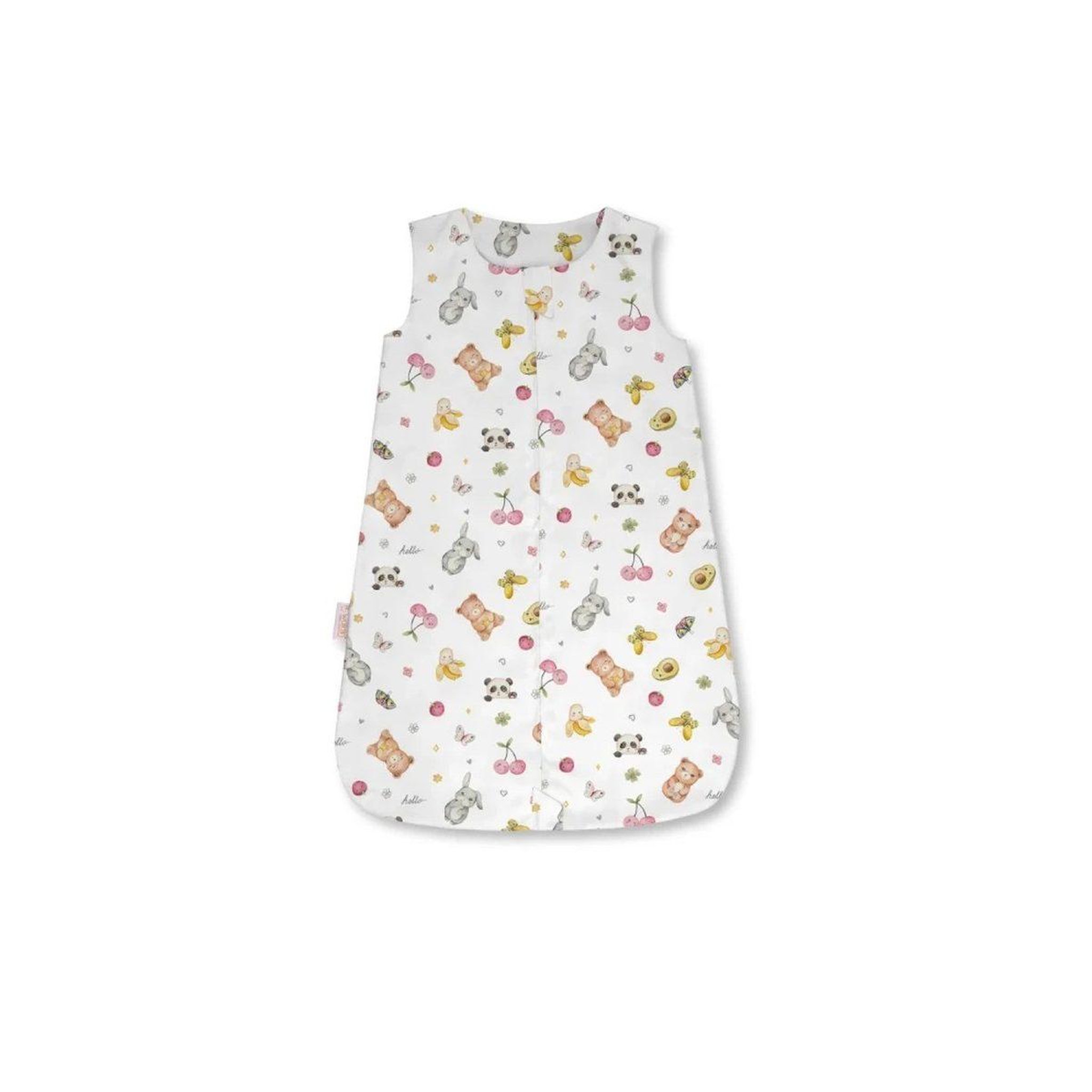WALDIN Gigoteuse en bambou 40 × 64 cm 0,5 TOG - taille S - motif bonbons, blanc