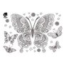 Ki-Sign Transfert thermocollant Papillons Noir A4
