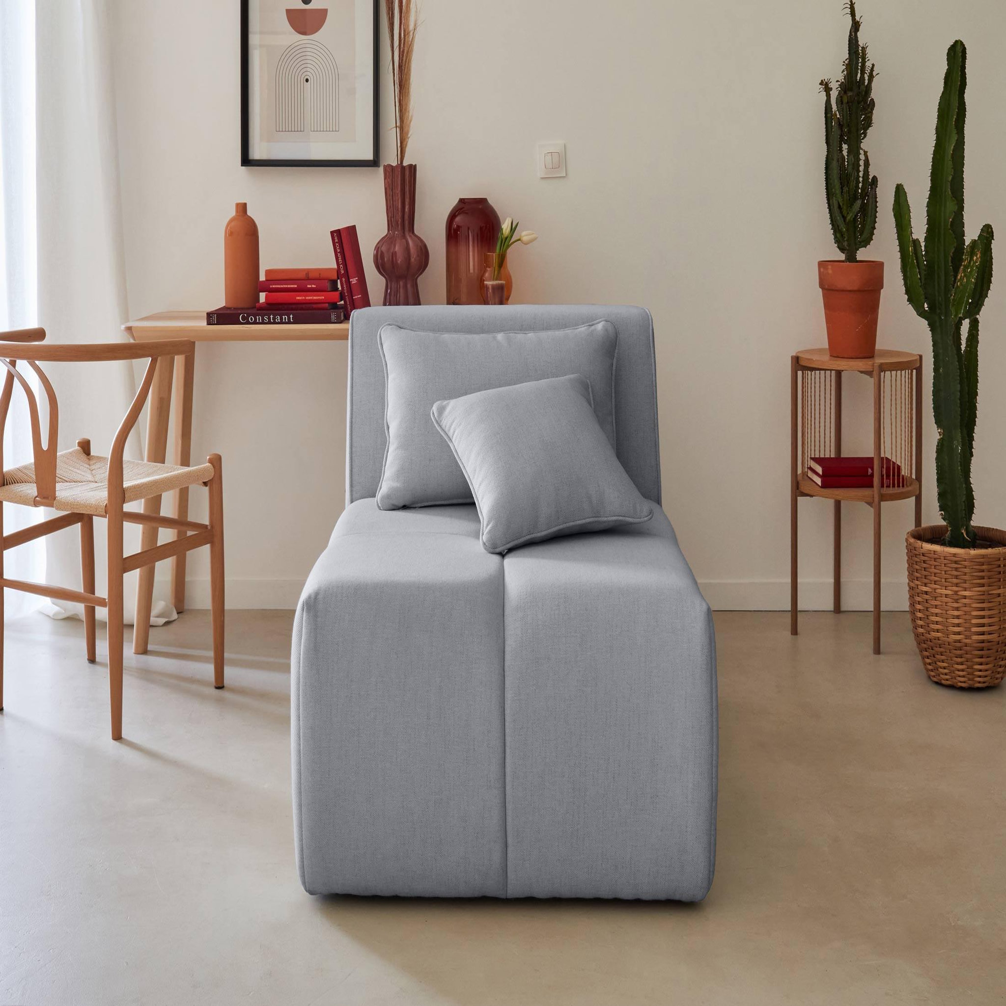 Voir la diapositive 2 : LISA DESIGN Caracas - module d'assise - en tissu