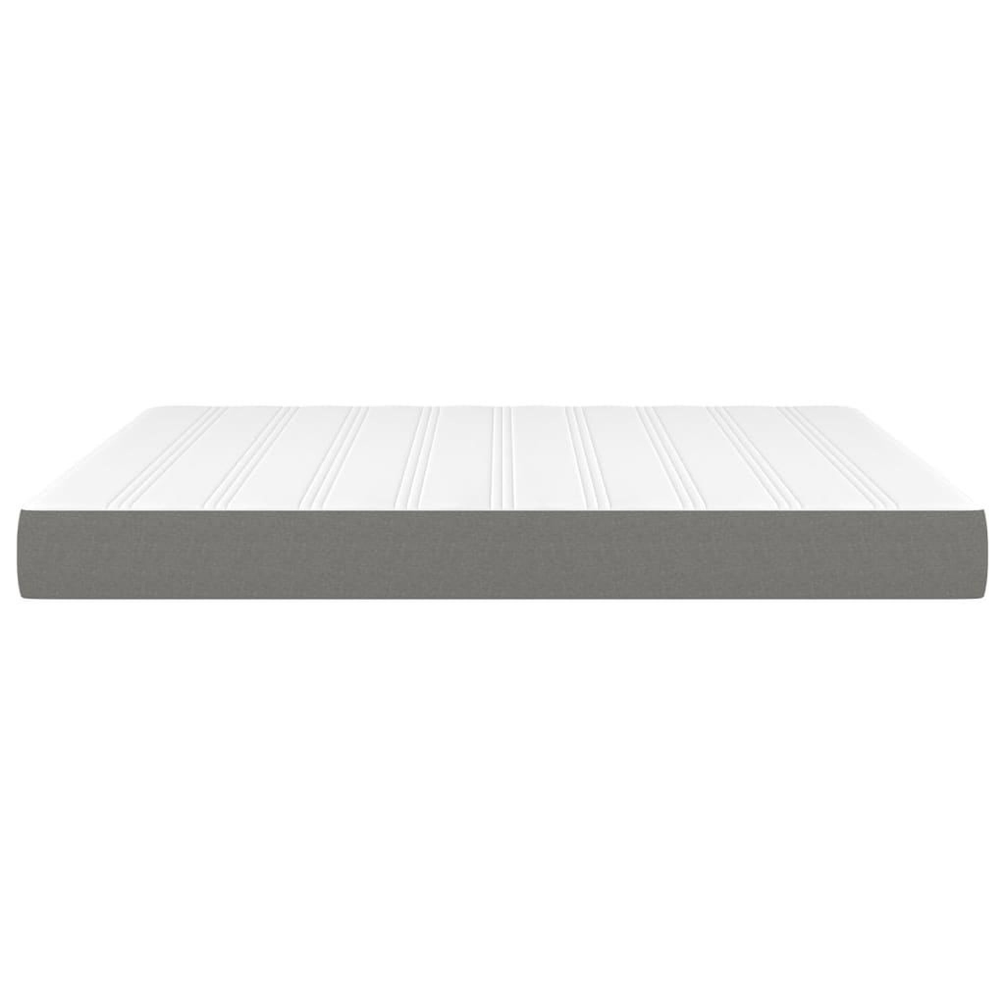 Voir la diapositive 4 : VIDAXL Matelas de lit a ressorts ensaches Gris fonce 180x200x20 cm