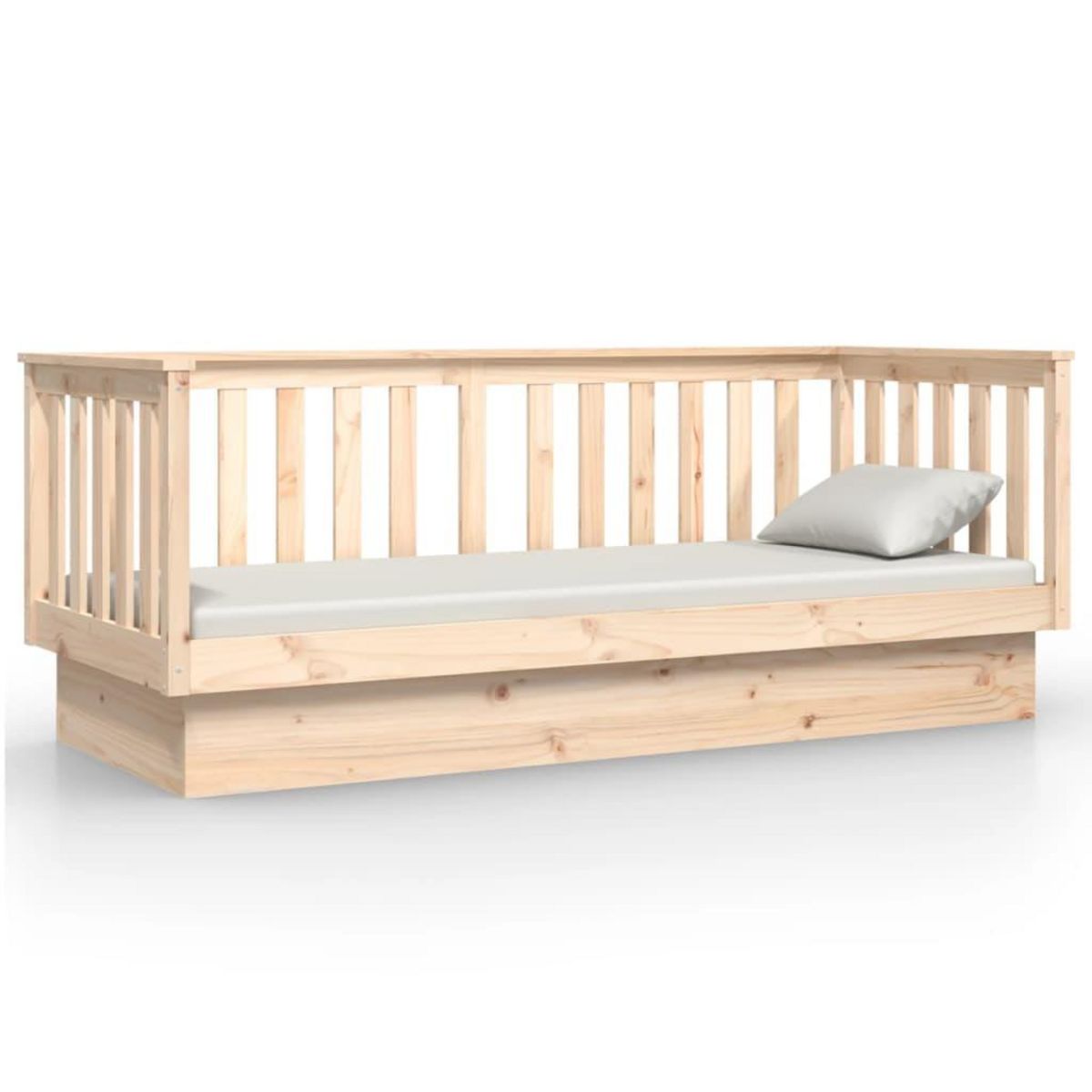 VIDAXL Lit de jour sans matelas 90x190 cm bois de pin massif