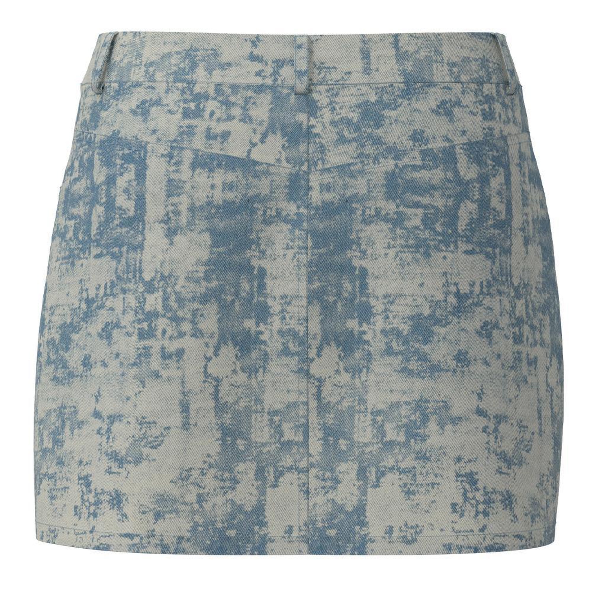 Voir la diapositive 2 : Pieces Jupe en jean Courte Bleu Femme Pieces Denim