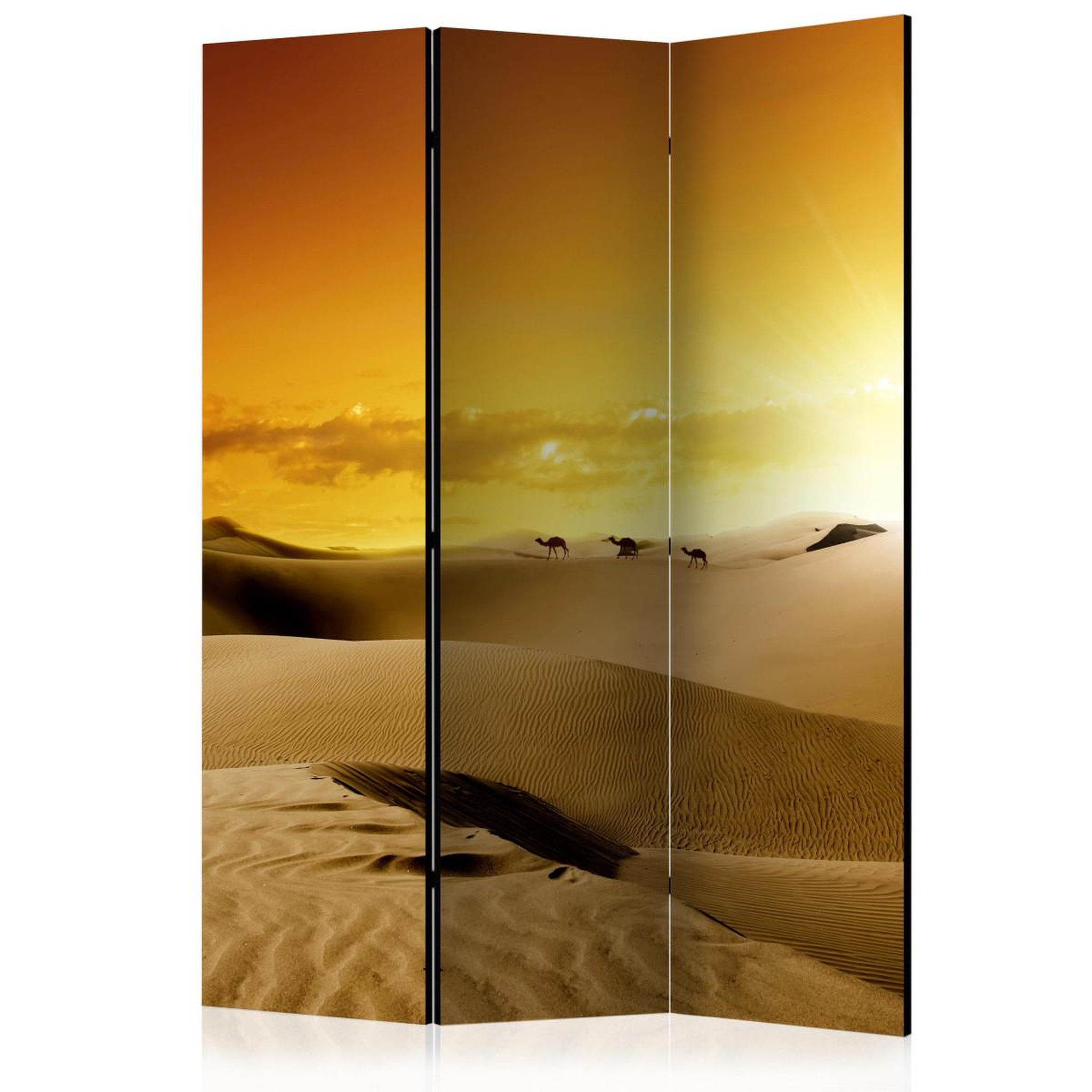 Paris Prix Paravent 3 volets  march of camels  135x172cm