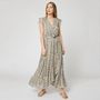 Voir la diapositive 1 : IN EXTENSO Robe longue avec volants fleurie femme 