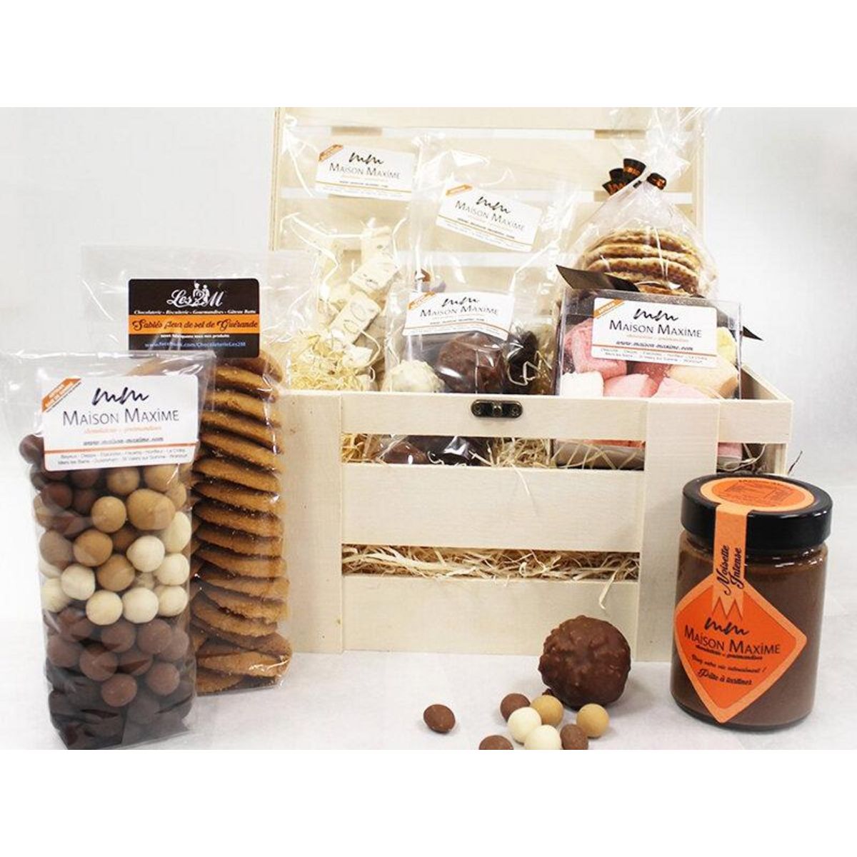Smartbox Panière Baie de Somme : assortiment gourmand signé Maison Maxime à domicile - Coffret Cadeau Gastronomie