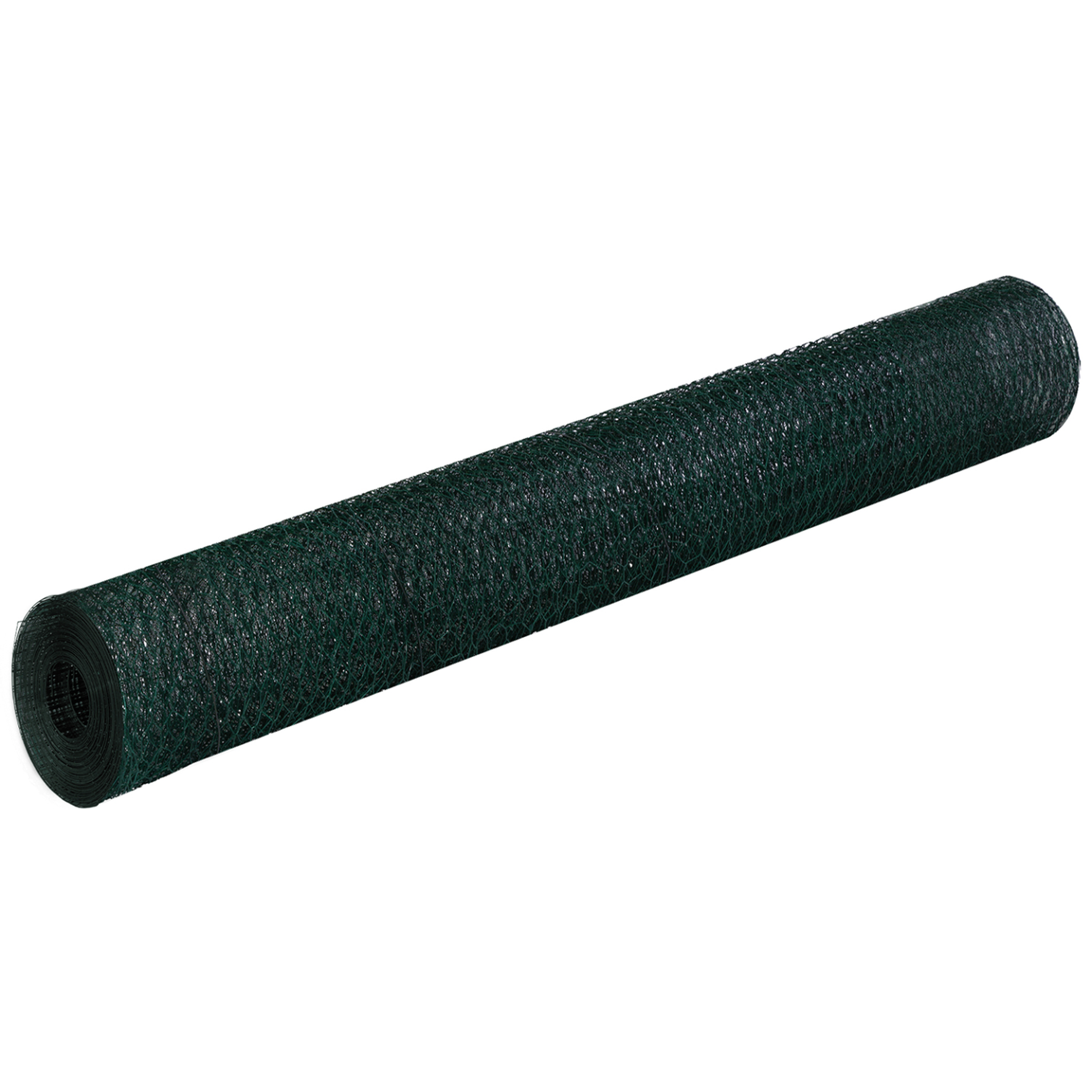 Voir la diapositive 5 : ID MARKET Grillage pour poules vert 1x25m maille 25mm triple torsion clôture souple jardin animaux