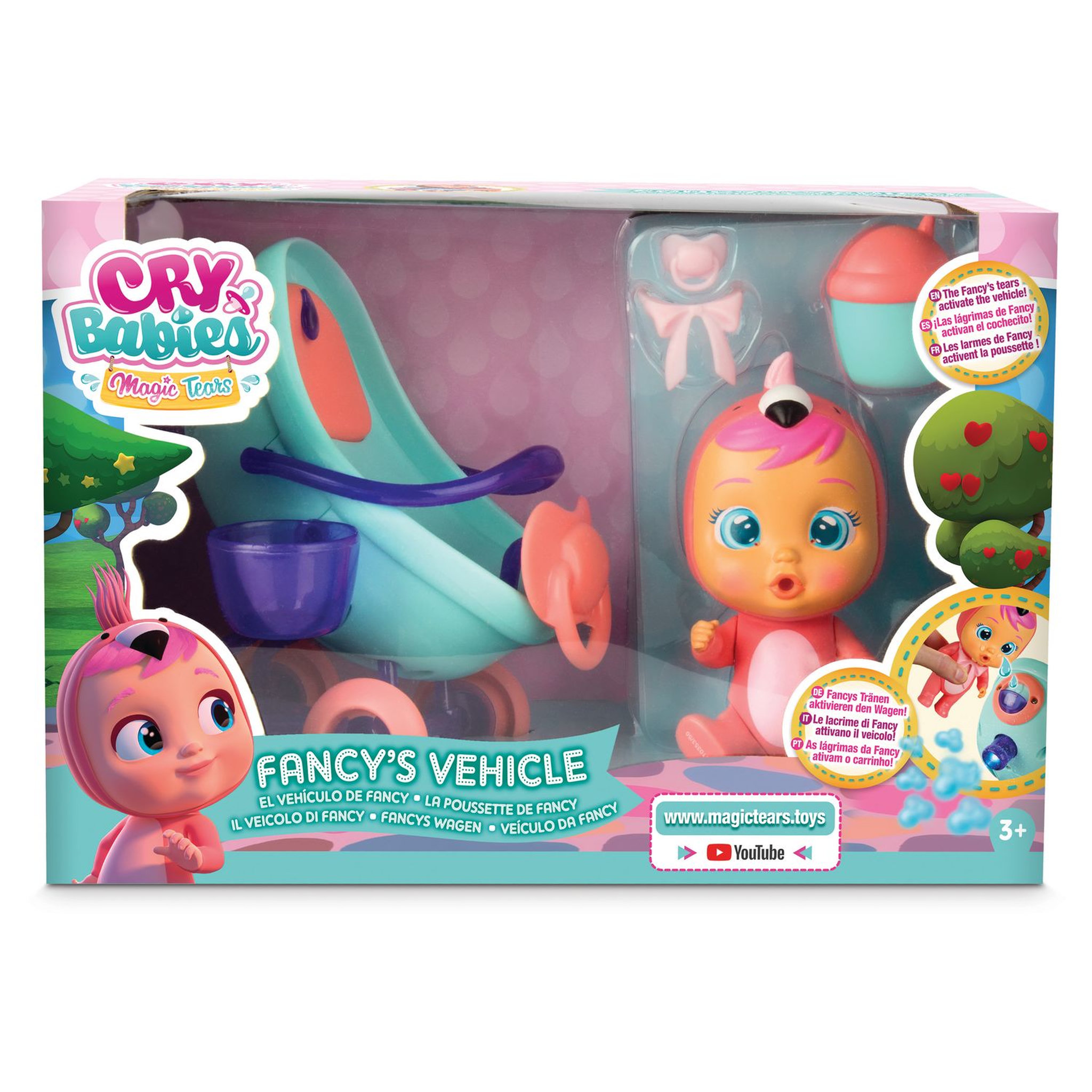 Voir la diapositive 2 : IMC TOYS Cry Babies Magic Tears - La Poussette de Fancy