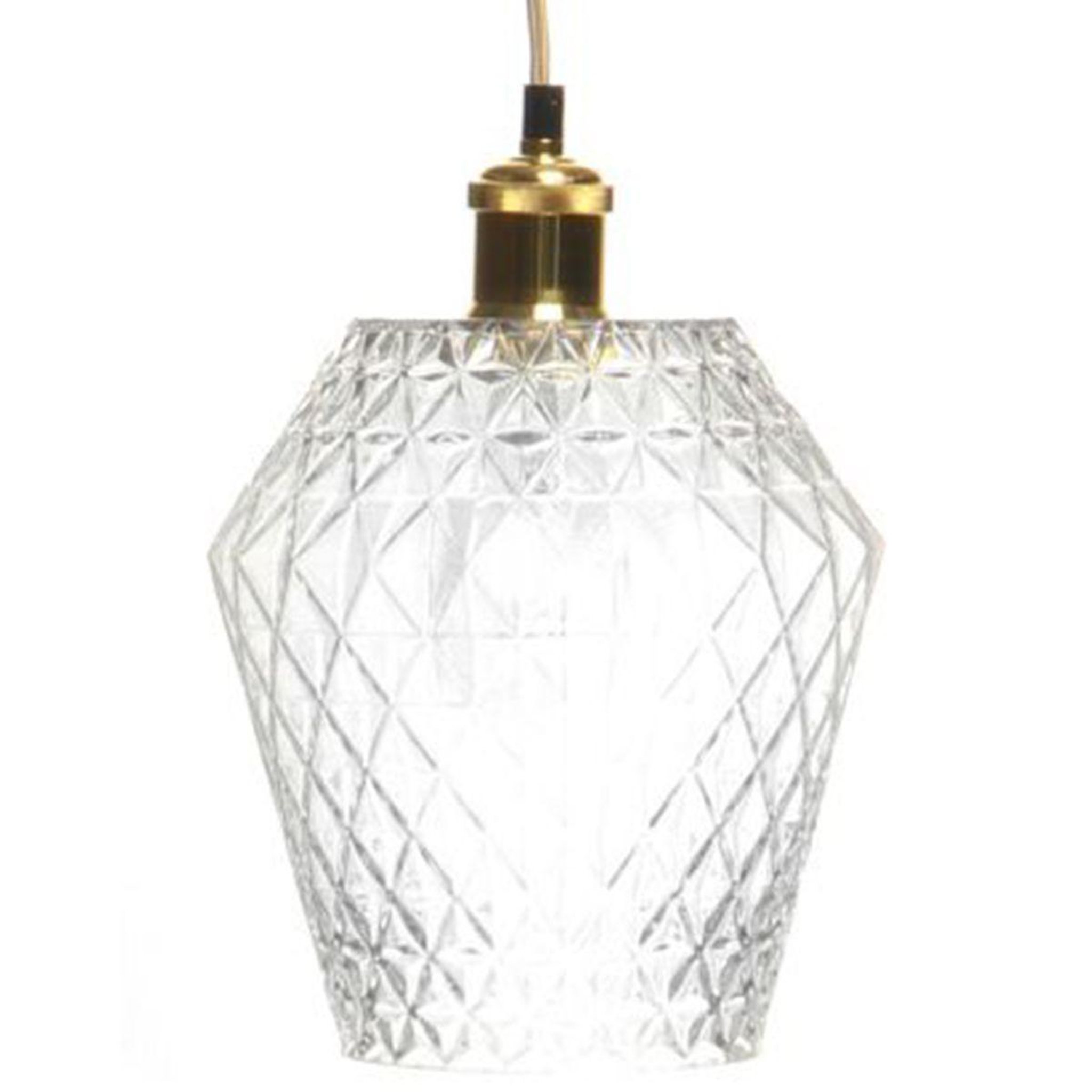 Paris Prix Lampe Suspension Déco  Lumi  27cm Transparent