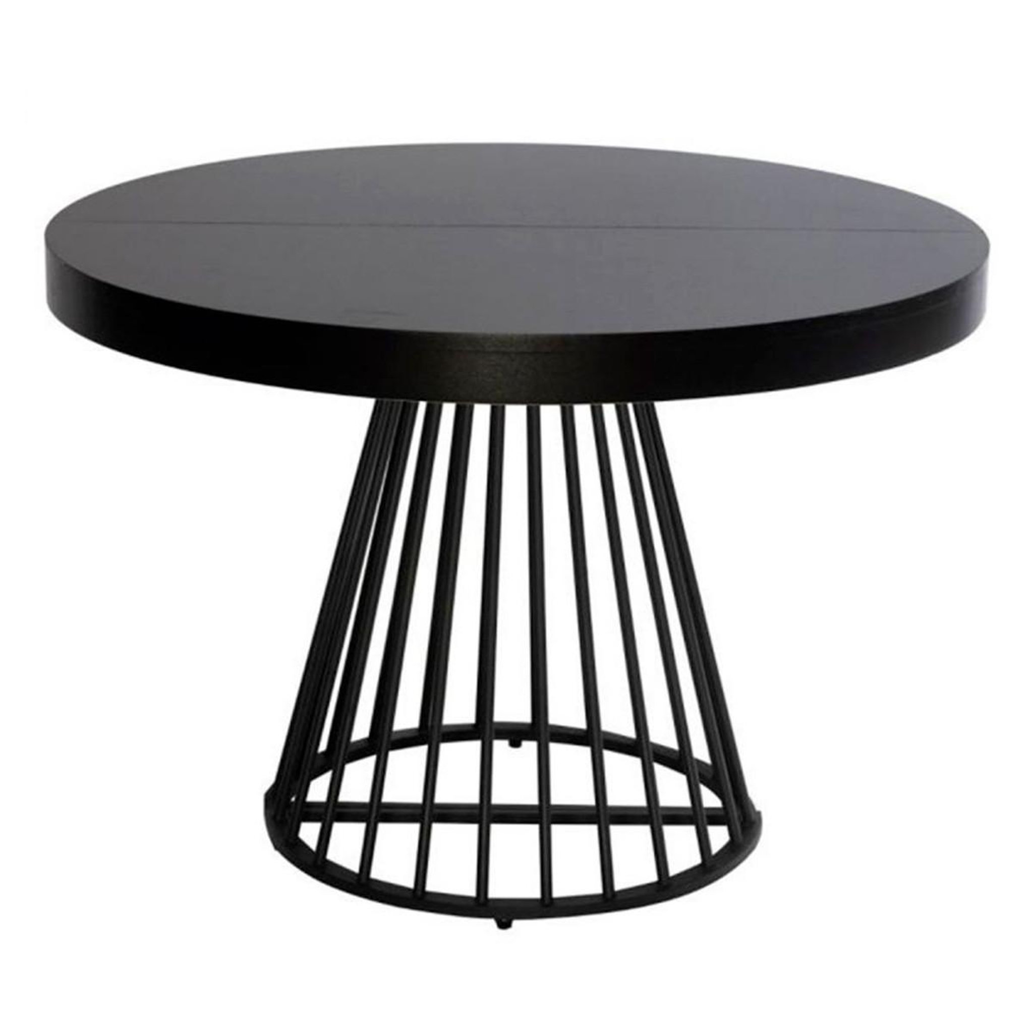 Paris Prix Table de repas extensible  virginia  110-260cm noir