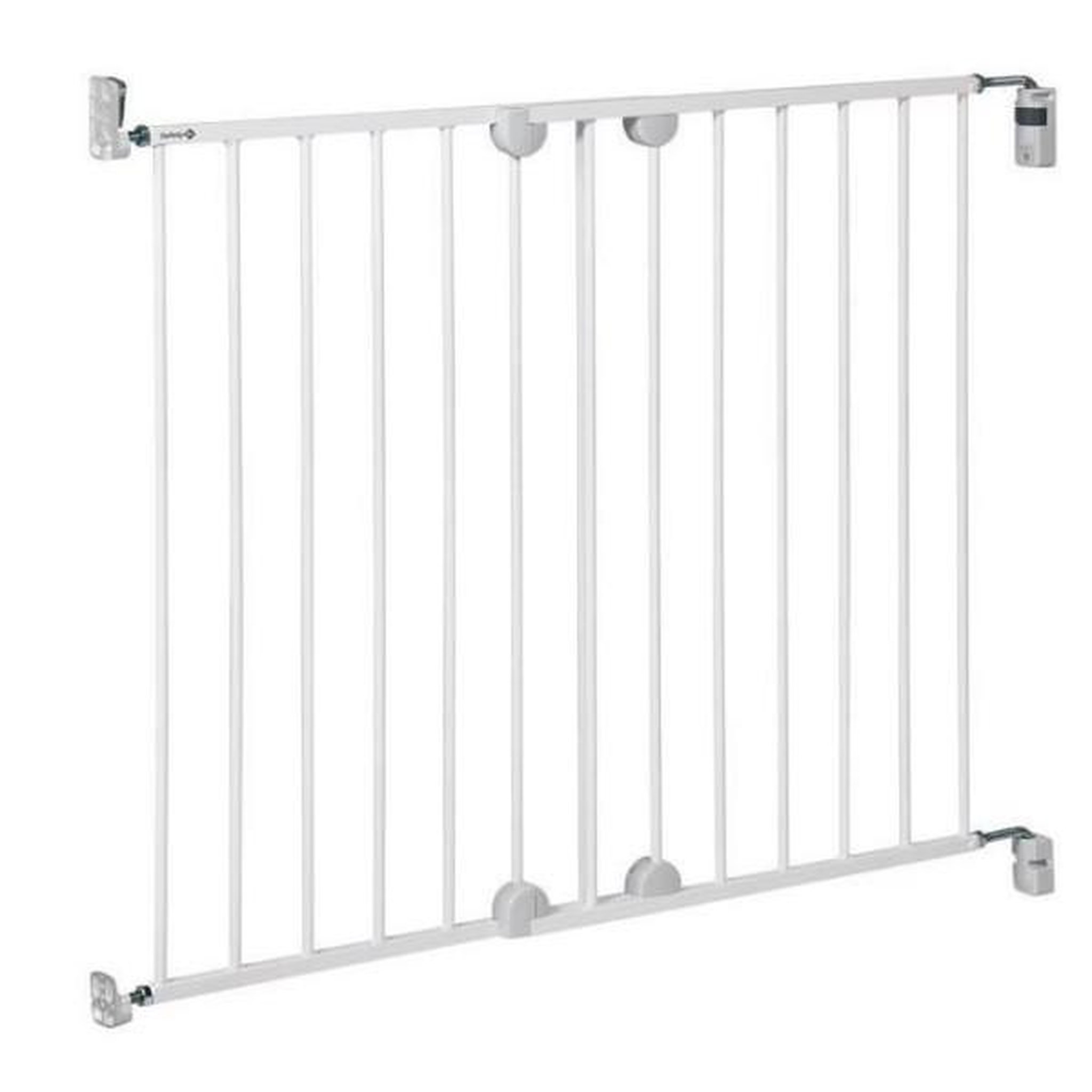 Voir la diapositive 2 : SAFETY 1ST Safety 1st barriere de sécurité wall-fix extending, largeur de 62 a 102 cm, de 6 a 24 mois, métal blanc, fixation dans le mur