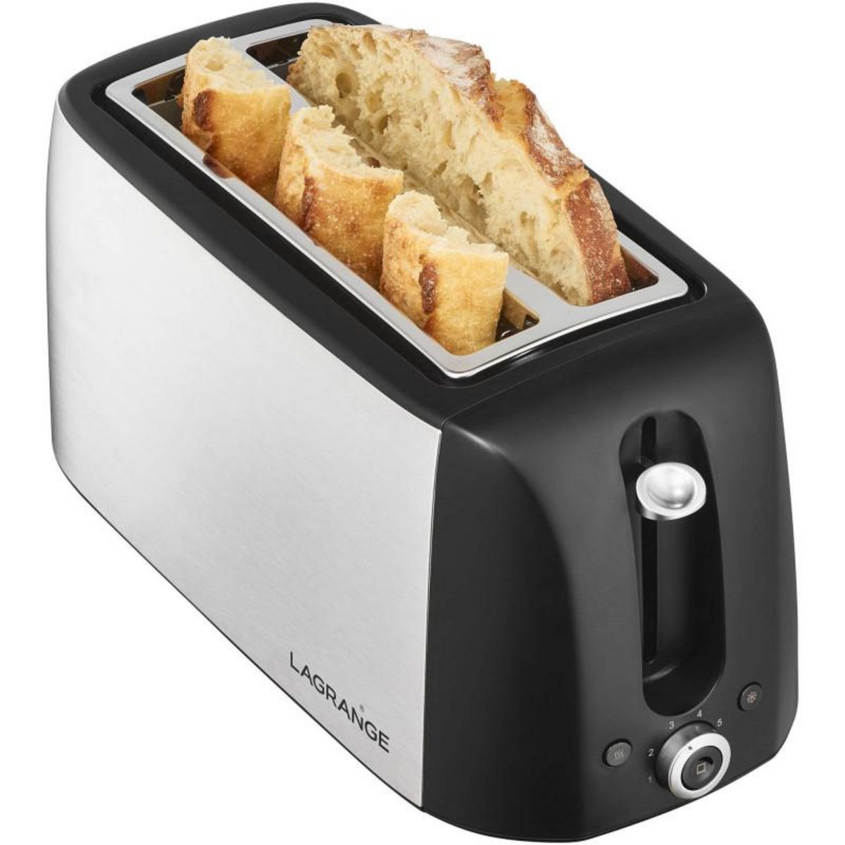 LAGRANGE Grille-pains 2 fentes 1400w inox - 519010