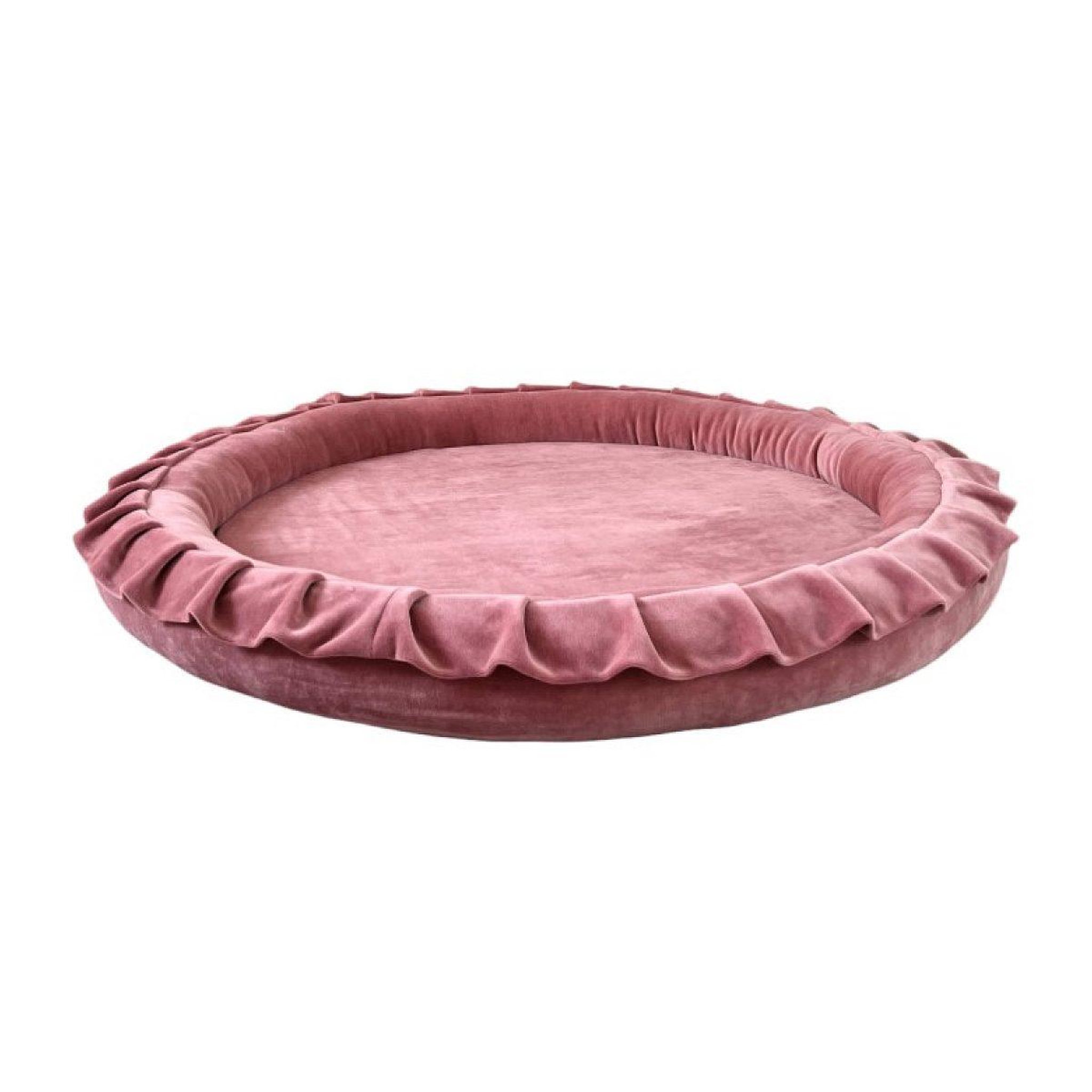 MONIO FOR KIDS Tapis de jeu nest en velours rose