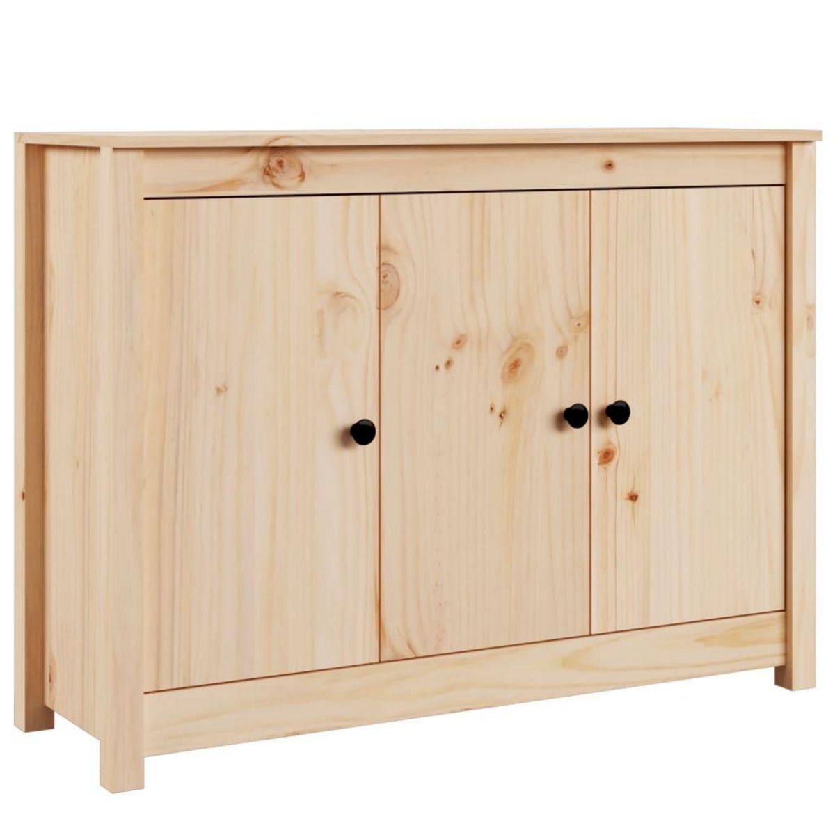 VIDAXL Buffet 100x35x74 cm Bois massif de pin