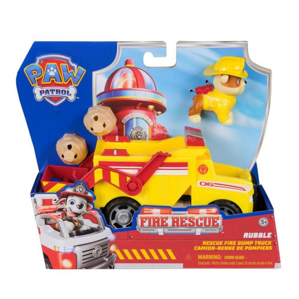 PAW PATROL Véhicule et figurine Paw Patrol Fire rescue Ruben Paw Patrol Pat'patrouille
