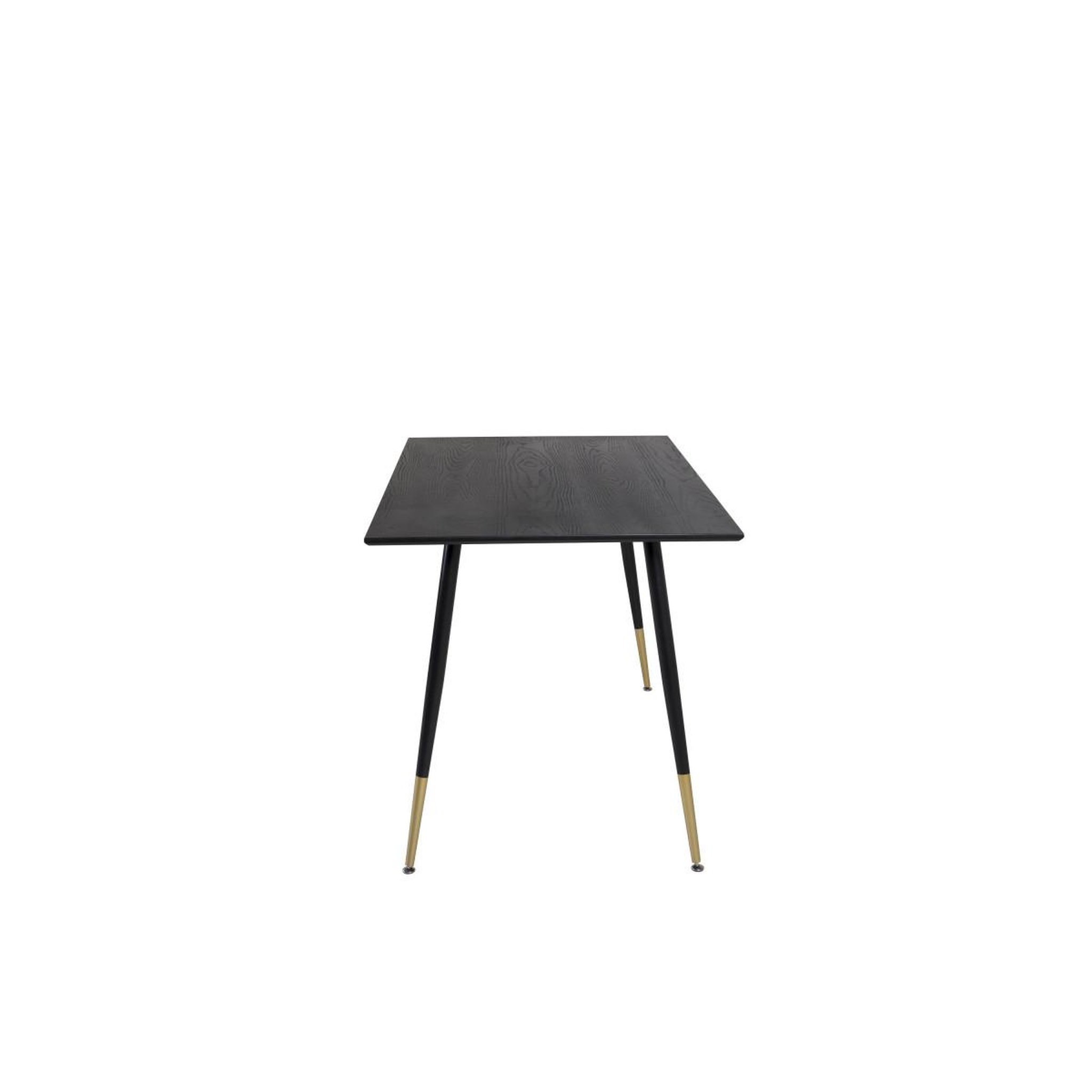 Voir la diapositive 2 : Paris Prix Table à manger design  dipp  120cm noir & or