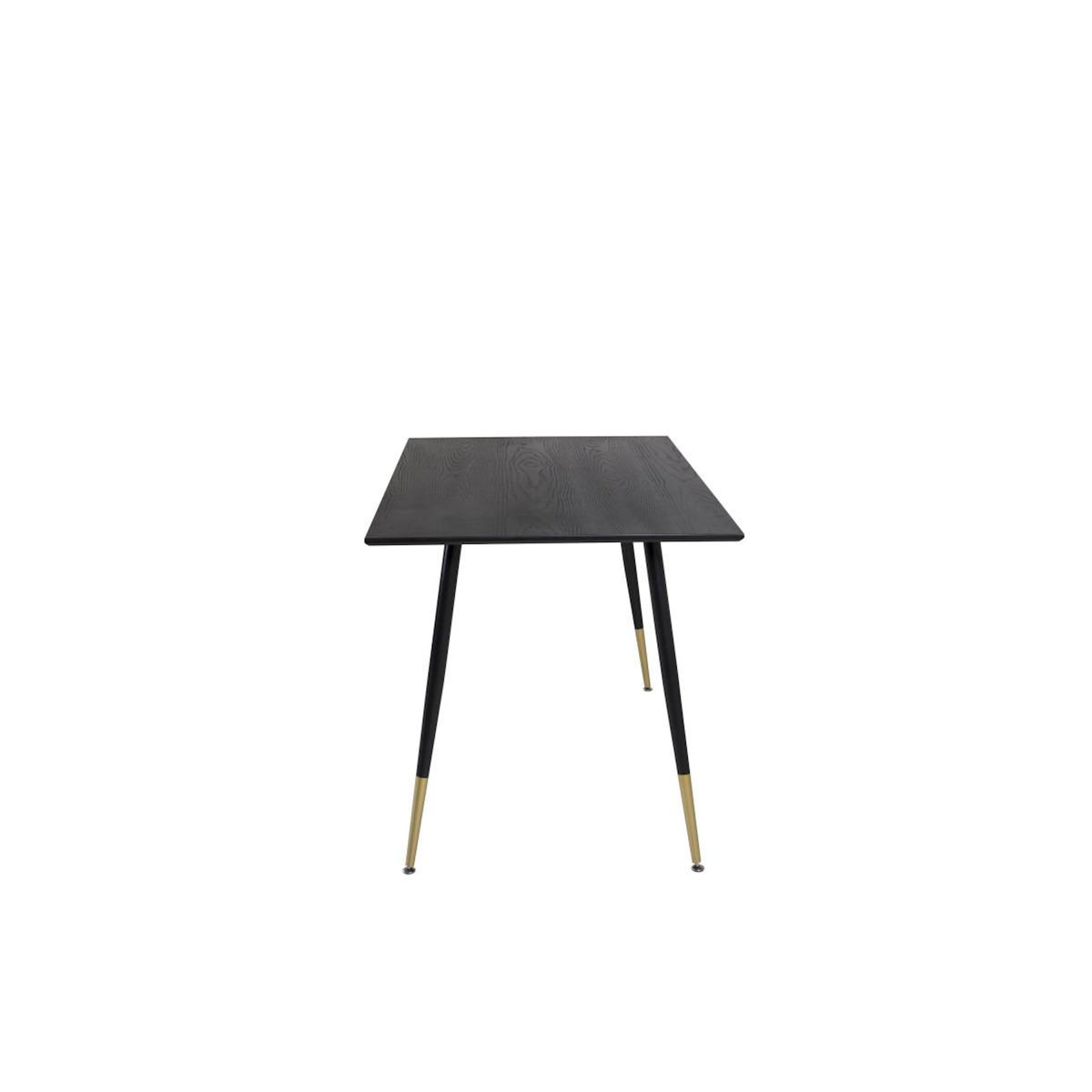 Paris Prix Table à Manger Design  Dipp  120cm Noir & Or