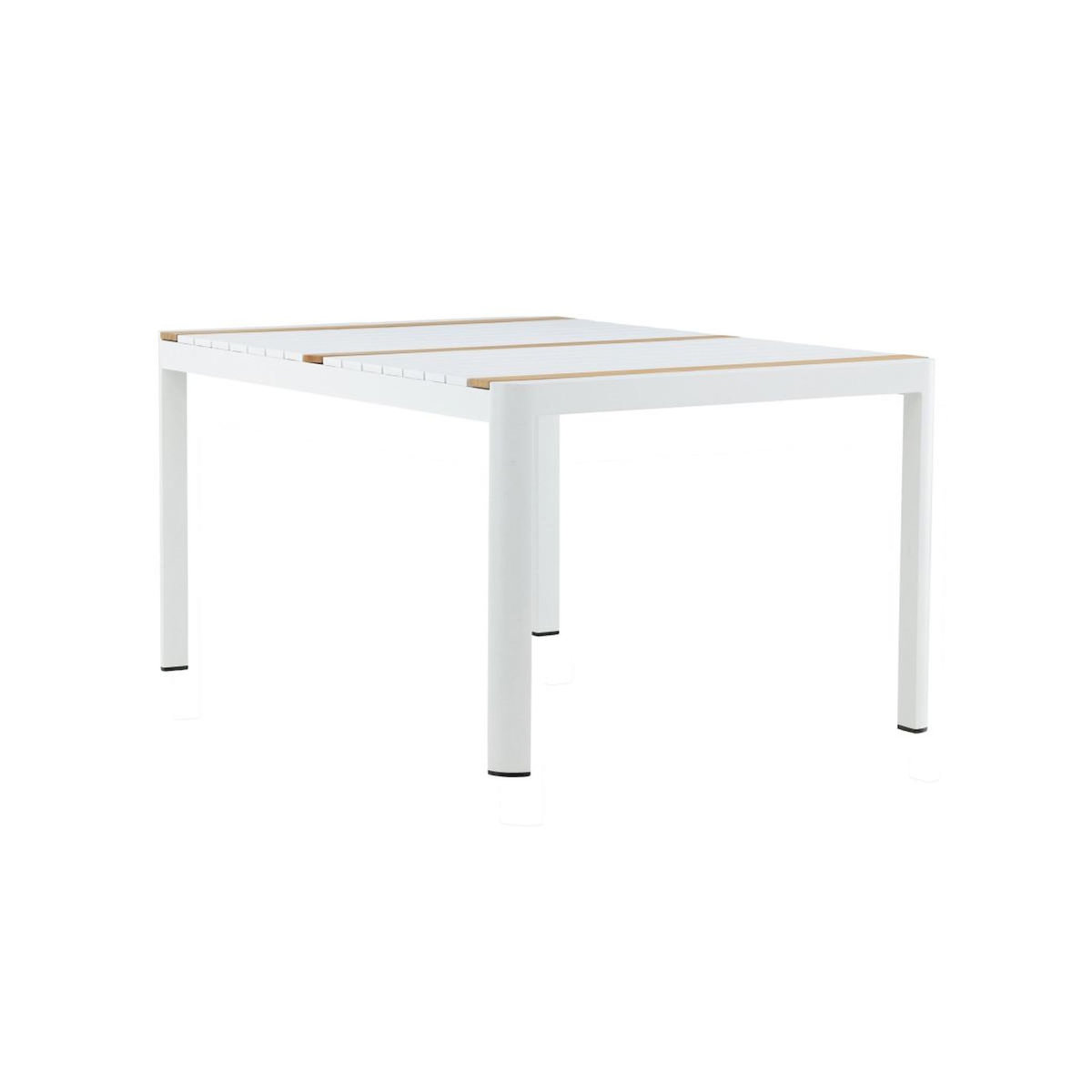 Paris Prix Table de Jardin en Teck  Togo  150cm Blanc
