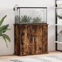 Voir la diapositive 1 : VIDAXL Support pour aquarium chêne fumé 81x36x73 cm bois d ingénierie