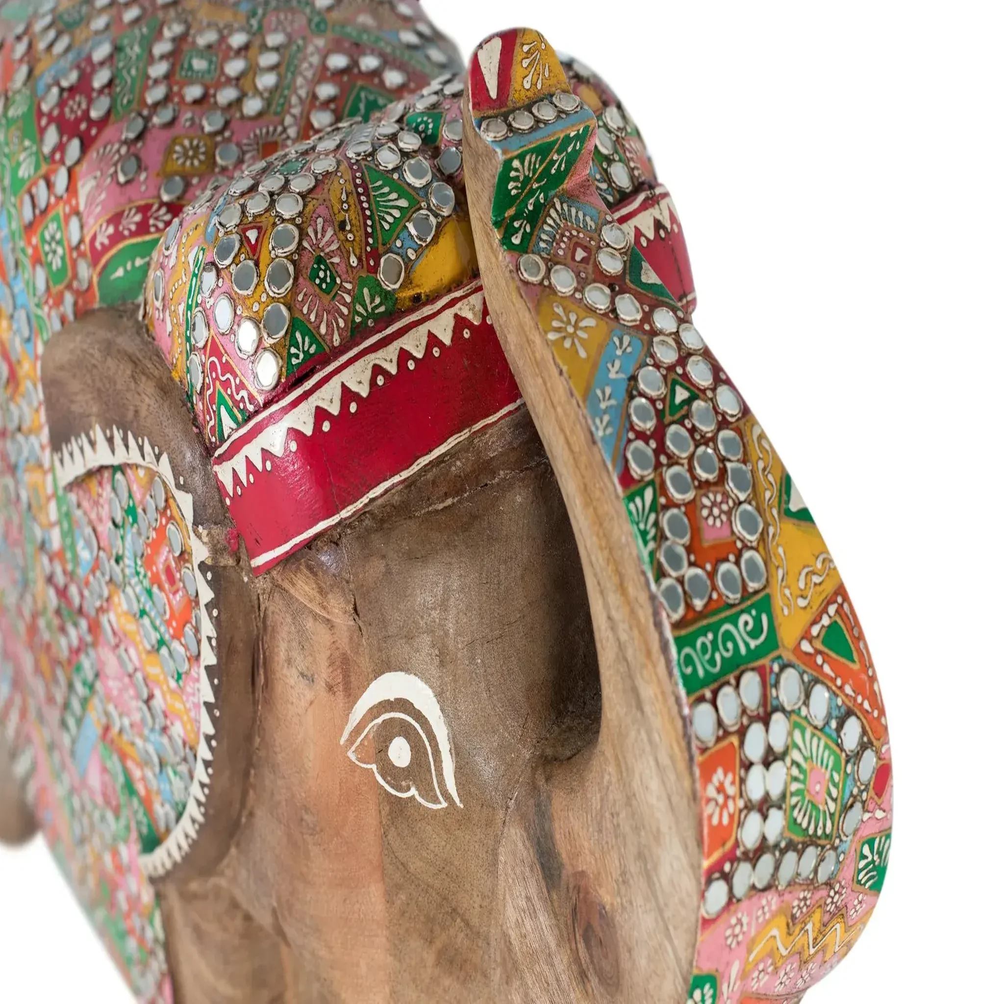 Voir la diapositive 2 : GINER Y COLOMER SL Figurine en bois de manguier 65 cm style artisanal ethnique