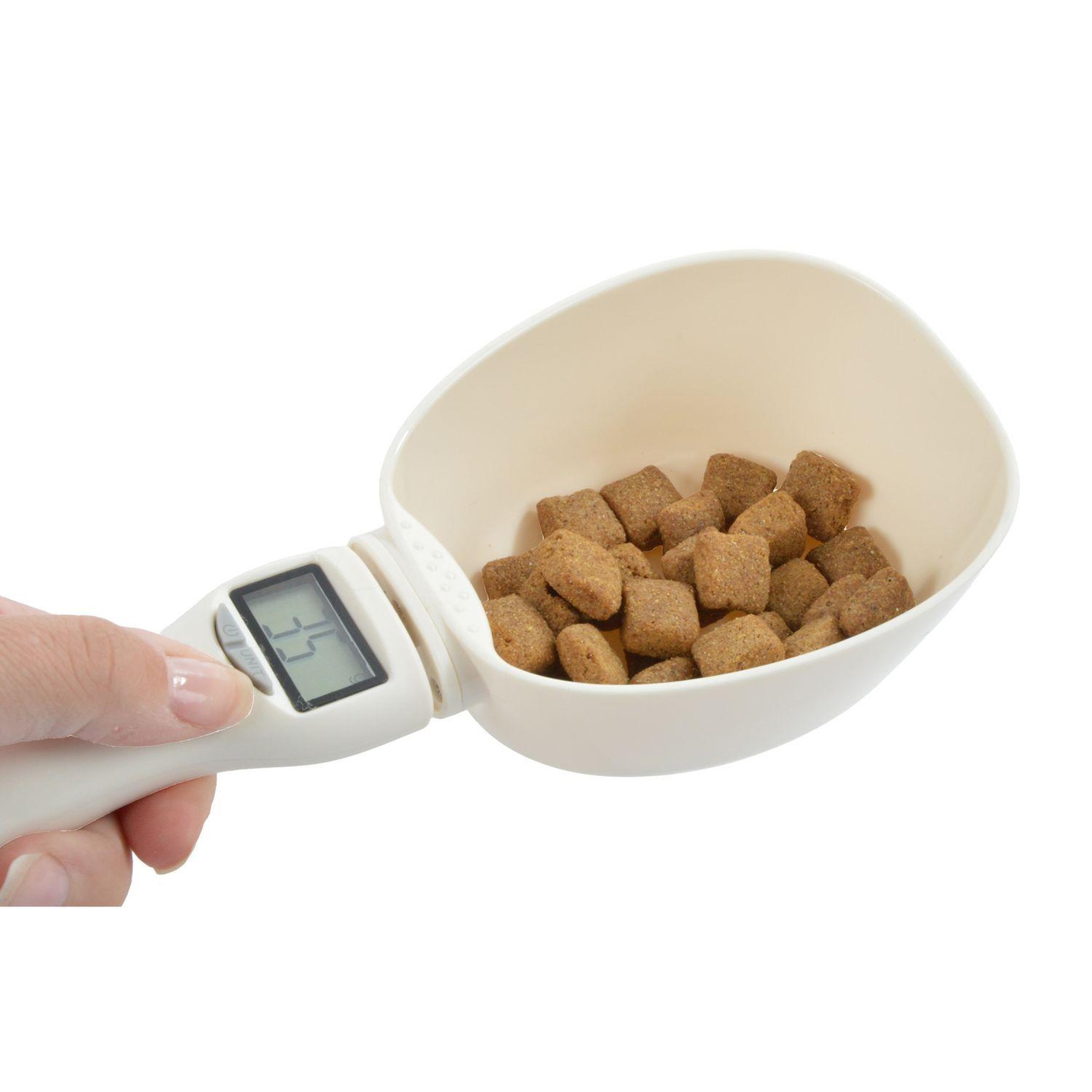 Voir la diapositive 2 : LOVE STORY Pelle doseuse avec balance électronique pour aliments à animaux