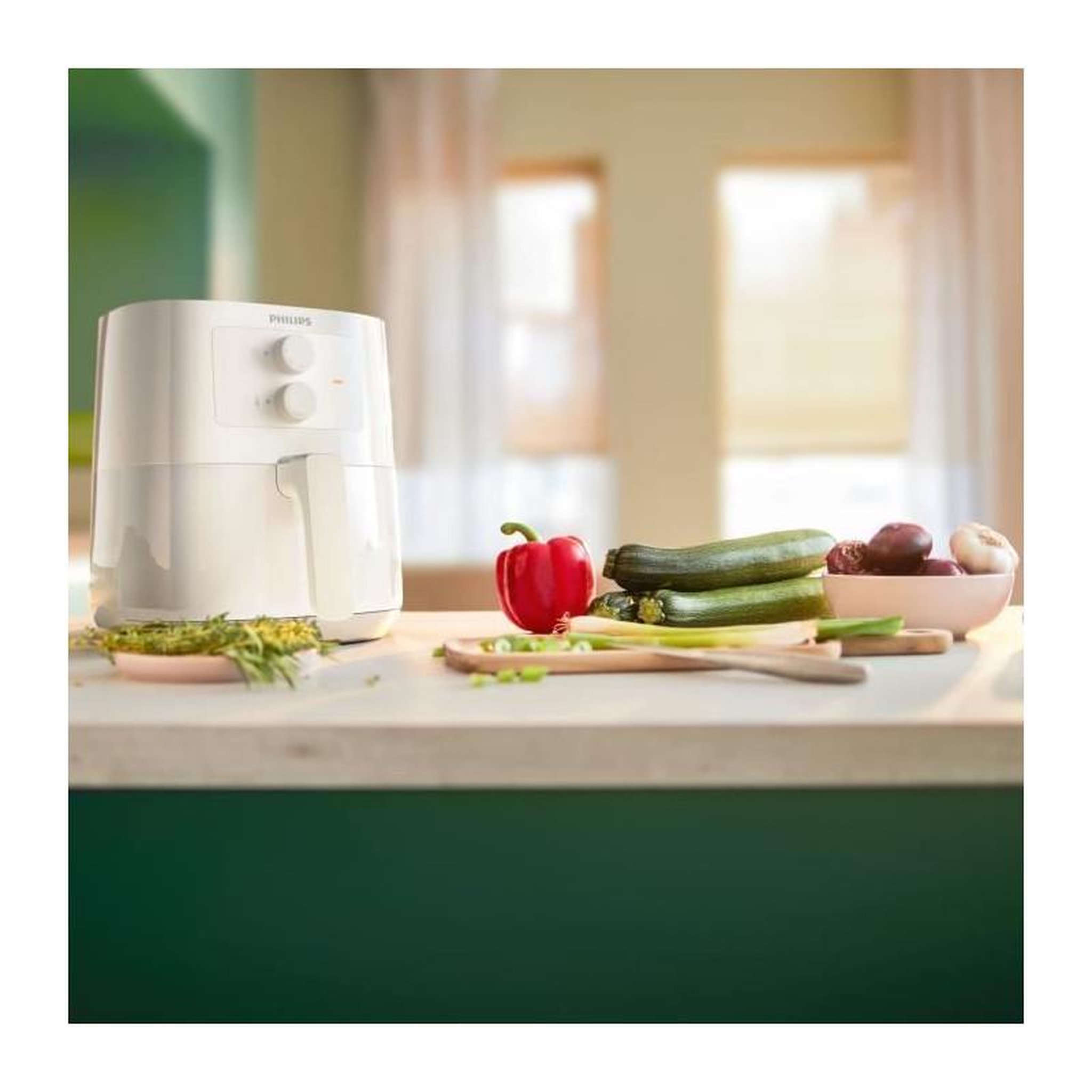 Voir la diapositive 6 : Philips Friteuse sans huile 4.1l 1400w blanc - HD9200/10