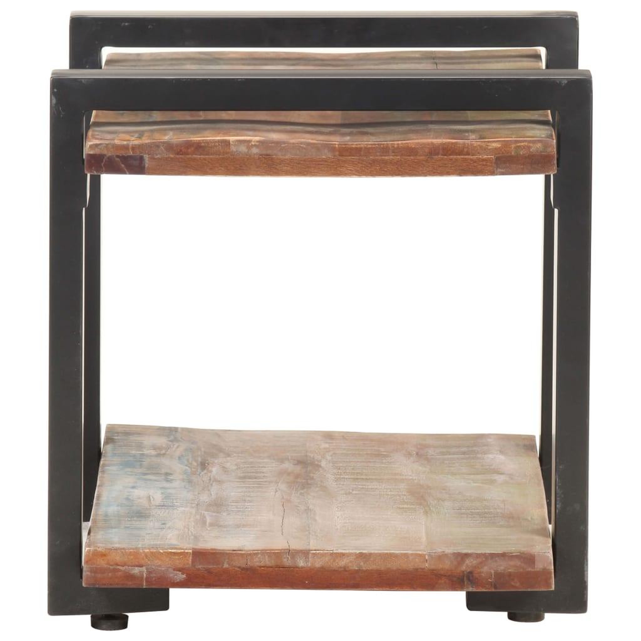 Voir la diapositive 3 : VIDAXL Meuble TV 90x40x40 cm Bois de recuperation massif