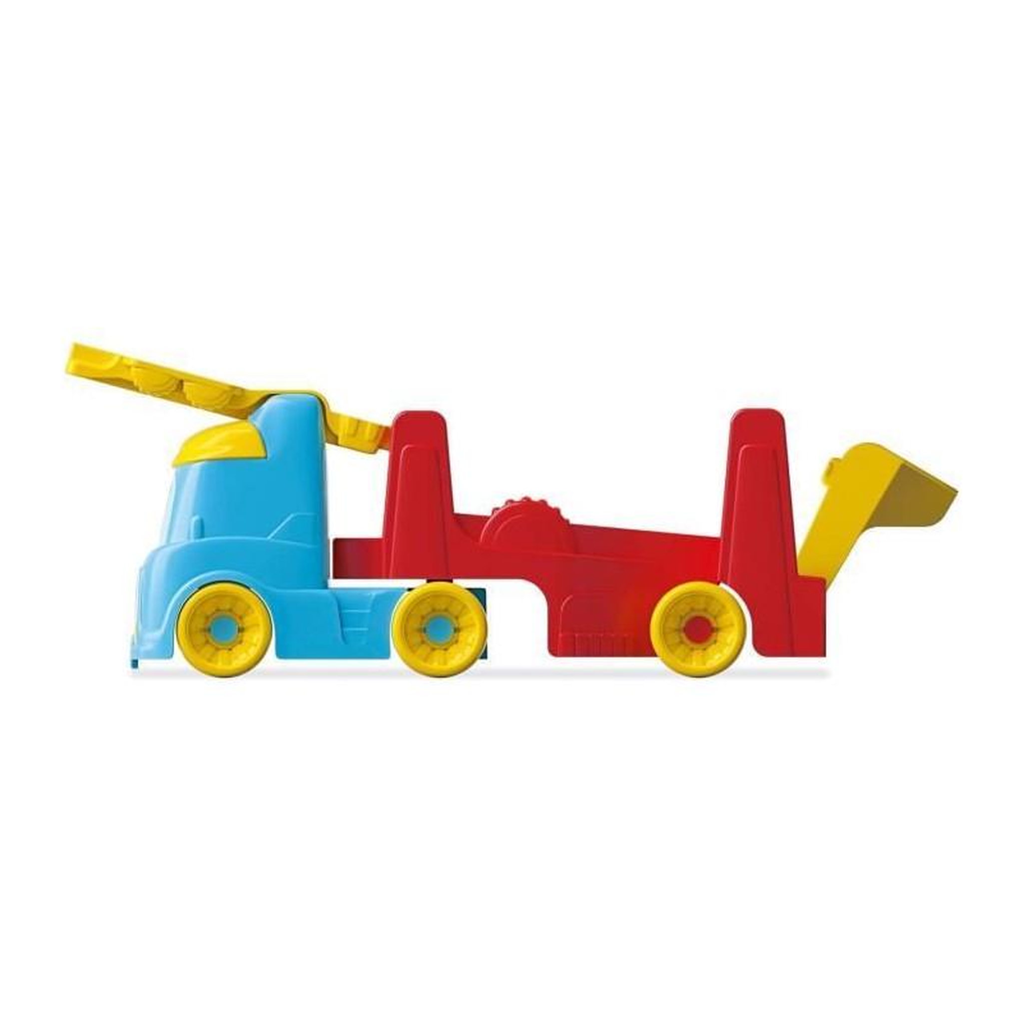 Voir la diapositive 4 : CLEMENTONI Véhicule culbuto Clementoni camion multi-fonction en plastique recyclé