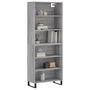 Voir la diapositive 3 : VIDAXL Buffet sonoma gris 69,5x32,5x180 cm bois d'ingenierie