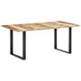 Voir la diapositive 1 : VIDAXL Table a manger 180x90x76 cm Bois de recuperation massif