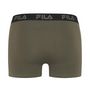 Voir la diapositive 4 : FILA Lot de 4 boxers homme en coton uni
