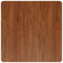 Voir la diapositive 2 : VIDAXL Dessus de table carre Marron fonce80x80x1,5cm Bois chene traite