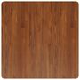 Voir la diapositive 2 : VIDAXL Dessus de table carre Marron fonce80x80x1,5cm Bois chene traite