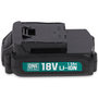 Voir la diapositive 1 : POWERPLUS Batterie 18v li-ion lithium 1,5Ah